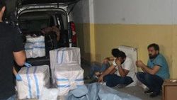 İstanbul'da 55 bin paket kaçak sigara yakalandı