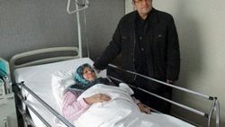 Kalbinde 3,5 santimlik iğne olan kadın tedavi altında