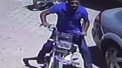 Şanlıurfa'da motosiklet hırsızı kamerada
