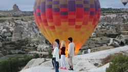 Kapadokya turizmini balonlar 'uçurdu'