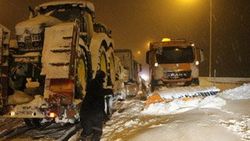 Bolu'da kar temizleme çalışmasında kaza: 1 ölü