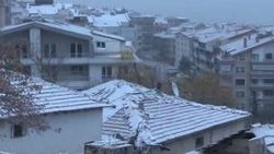 Başkent güne karla uyandı