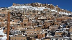 Kar Mardin'e ayrı bir güzellik kattı
