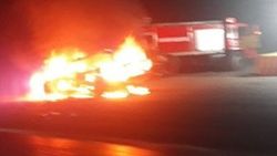 Kesilen 108 liralık cezaya kızıp otomobilini yaktı