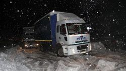 Türkiye'de kar karayolu ulaşımını etkiledi