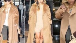 Kardashian Max Mara mantosundan vazgeçmiyor