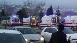 Kayseri'de 2 yolcu otobüsü devrildi