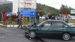 Muğla'da trafik kazası: 2 yaralı