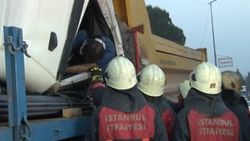 Kağıthane'de trafik kazası
