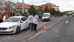 Adana'da meydana gelen trafik kazaları kamerada