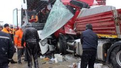 Sivas'ta kaza yapan sürücüler arkadaş çıktı