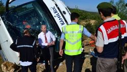 Yozgat'ta yolcu otobüsü devrildi: 3 ölü