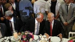 Kemal Kılıçdaroğlu ile Muharrem İnce aynı karede