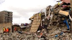 Kenya'da 7 katlı bina çöktü