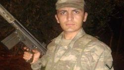 İzinde şehit edilen asker son yolculuğuna uğurlandı