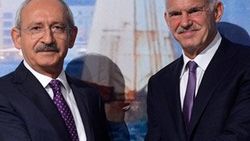 Kılıçdaroğlu ile Papandreu yemekte buluştu