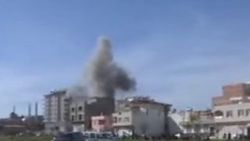 Kilis'e atılan havan mermisi askeri lojmana isabet etti