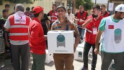 Türk Kızılayı'ndan Irak'ta gıda yardımı