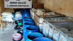 Edirne'de sahte içki imalatçısına milyonluk ceza