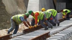 Hızlı tren hattında iş kazası