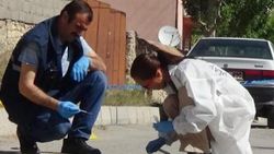 Eşini sopayla döven adamı bacaklarından vurdu