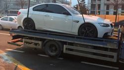 Lüks aracıyla drift yapan sürücüye para cezası