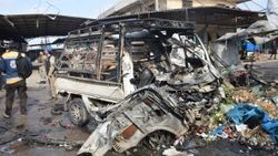 Afrin'de bomba yüklü araçla terör saldırısı
