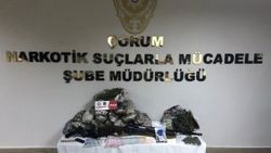 Çorum'da 11 kilo esrar ele geçirildi