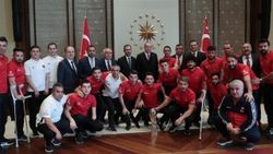 Ampute Milli Futbol Takımı Beştepe'de