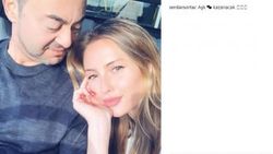 Serdar Ortaç ve Chloe Loughnan'dan romantik poz