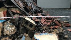 Şişli’de gecekondunun çatısı çöktü