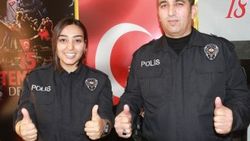 Polis baba ve kız mesai arkadaşı oldu