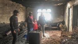 Eşini yanarak ölmekten kurtaran kadın: Allah korudu