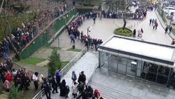 Uludağ'da yılbaşı kuyruğu