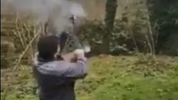 Giresunlu gencin tüfekle imtihanı