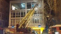 Ankara’da iş yerinde yangın