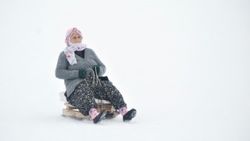 Saman Dağı eteklerinde kar şenlikleri yapıldı