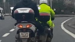 İstanbul'da motosikletlilerin tehlikeli yolculuğu