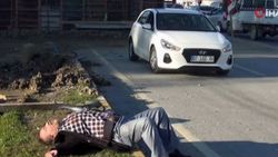 Alkollü sürücü direksiyon başında uyudu
