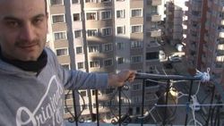 Bakkal ile ev arasına 200 metrelik teleferik