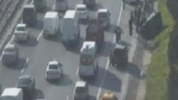 TEM'de trafik kazası
