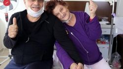 47 yıllık eşine 'nakil sürprizi' yaptı