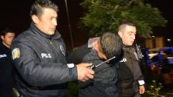 Polisten kaçarken şantiyede sıkıştı