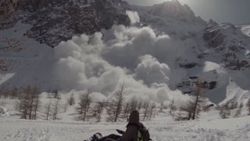 Bu kış kameraya yakalanan çığ görüntüleri