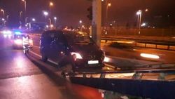 D-100 karayolunda trafik kazası: 1 yaralı