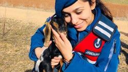 2 gündür kayıp olan keçinin imdadına jandarma yetişti