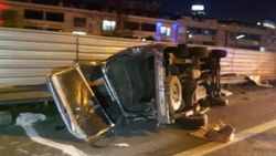 Tem Otoyolu'nda trafik kazası: 4 yaralı