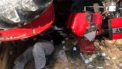 Traktörün altından 36 saat sonra çıktı