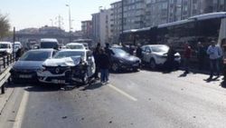 Avcılar'da zincirleme kaza