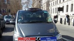 Londra'da taksici protestosu